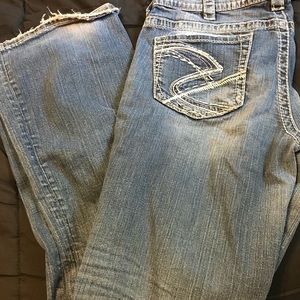 Silver jeans